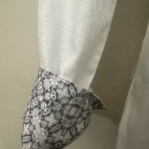 Robert Graham Contrast Long Sleeve Shirt Small Gently worn 100% cotton - Picture 4 of 7